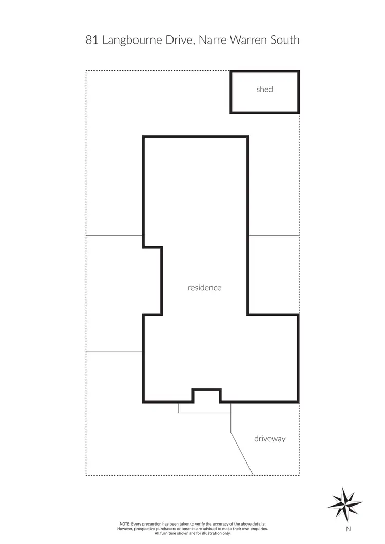 Floorplan of Homely house listing, 81 Langbourne Drive, Narre Warren South VIC 3805