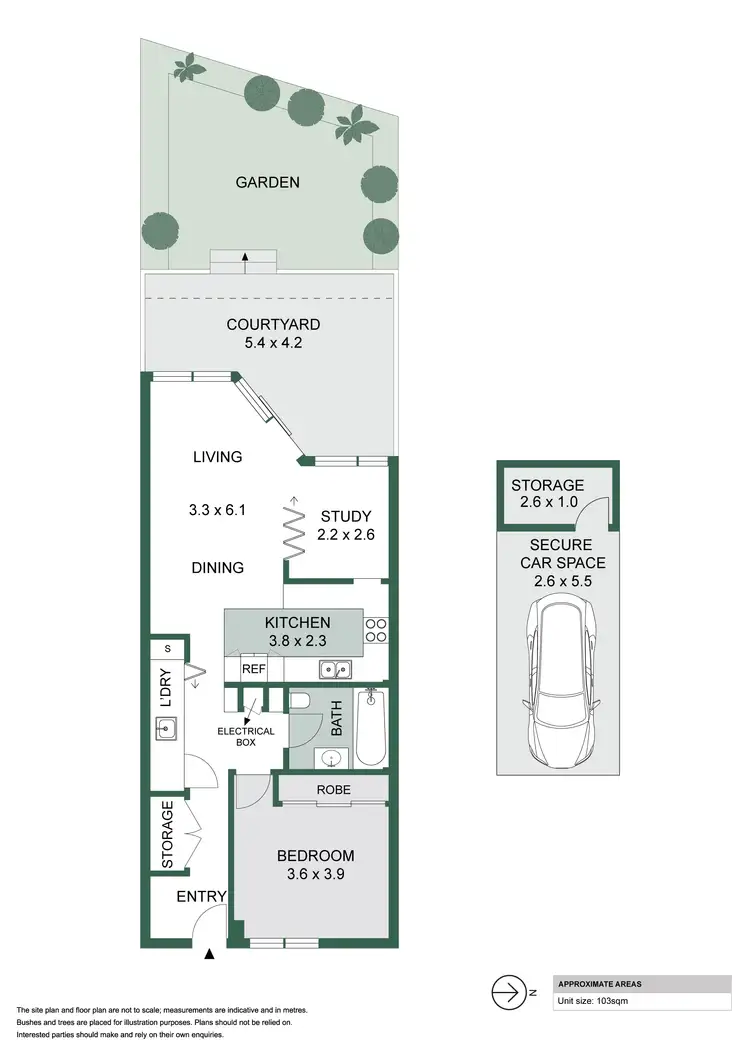 Floorplan of Homely apartment listing, 2/11 Waverley Crescent, Bondi Junction NSW 2022