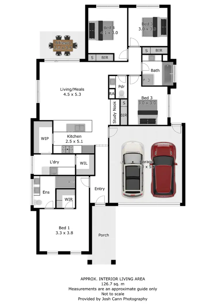Floorplan of Homely house listing, 48 Ledbury Circuit, Wodonga VIC 3690