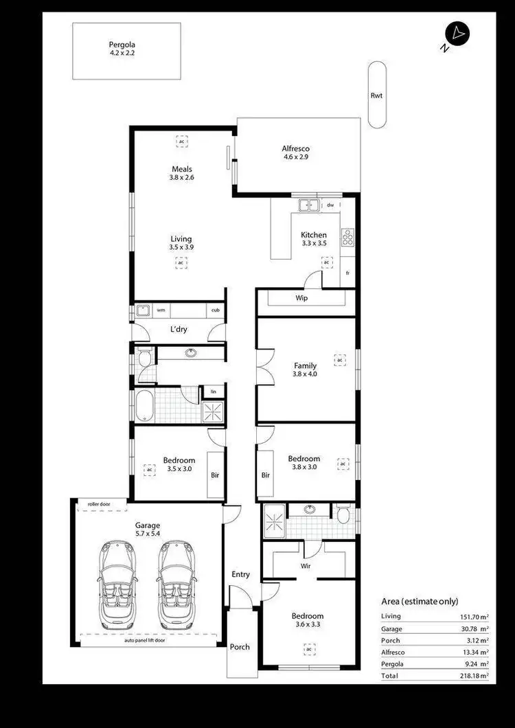 Floorplan of Homely house listing, 9 Kachina Drive, Mount Barker SA 5251