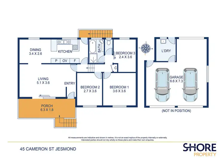 Floorplan of Homely house listing, 45 Cameron Street, Jesmond NSW 2299