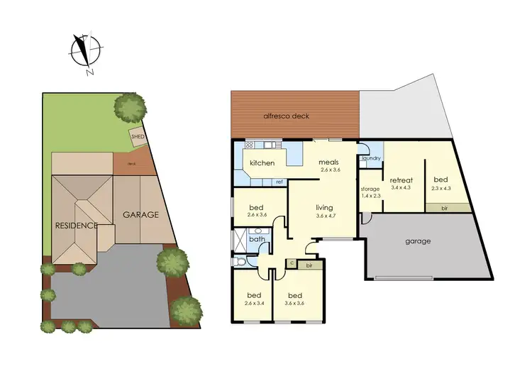 Floorplan of Homely house listing, 17 Park Lane, Somerville VIC 3912
