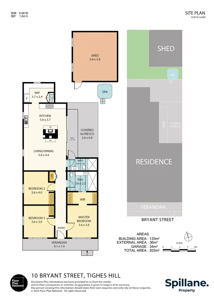 Floorplan of Homely house listing, 10 Bryant Street, Tighes Hill NSW 2297