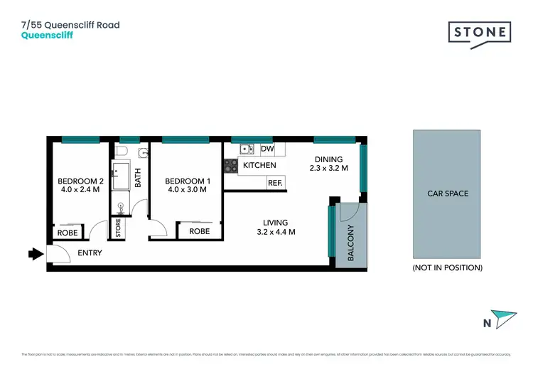 Floorplan of Homely apartment listing, 7/55 Queenscliff Road, Queenscliff NSW 2096