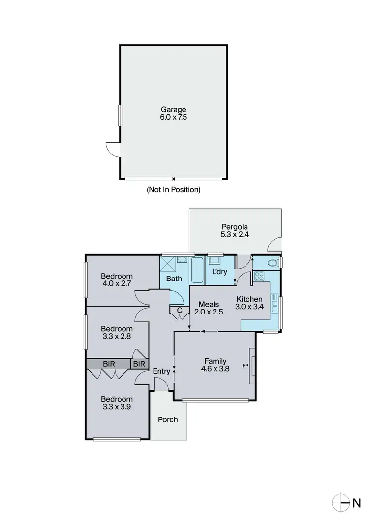 Floorplan of Homely house listing, 24 Clive Street, Springvale VIC 3171