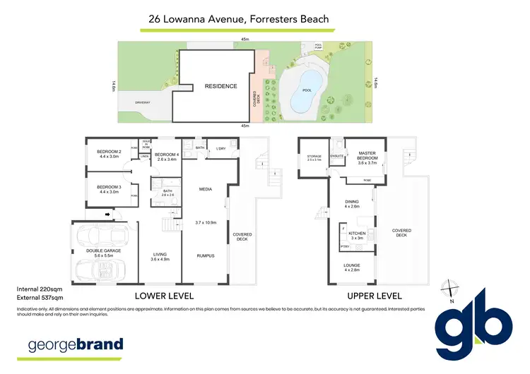 Floorplan of Homely house listing, 26 Lowanna Avenue, Forresters Beach NSW 2260
