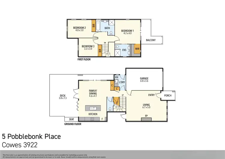 Floorplan of Homely house listing, 5 Pobblebonk Place, Cowes VIC 3922