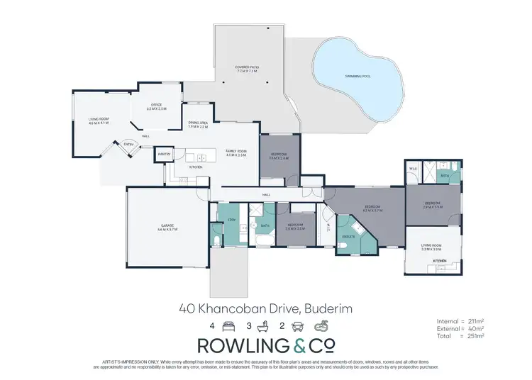 Floorplan of Homely house listing, 40 Khancoban Drive, Buderim QLD 4556