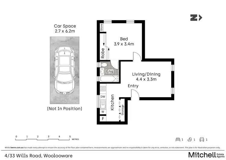 Floorplan of Homely apartment listing, 4/33 Wills Road, Woolooware NSW 2230