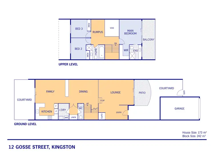 Floorplan of Homely house listing, 12 Gosse Street, Kingston ACT 2604