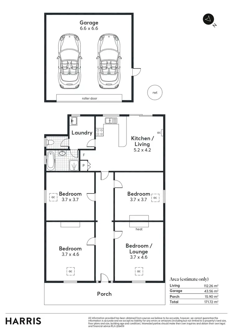 Floorplan of Homely house listing, 18 Oak Avenue, Unley SA 5061