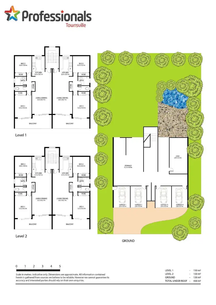 Floorplan of Homely block of units listing, 58 Eyre Street, North Ward QLD 4810