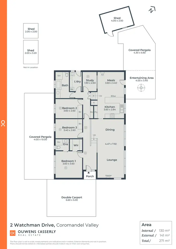 Floorplan of Homely house listing, 2 Watchman Drive, Coromandel Valley SA 5051