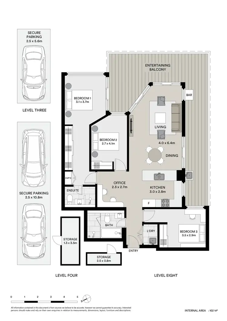 Floorplan of Homely apartment listing, 815E/5 Pope Street, Ryde NSW 2112