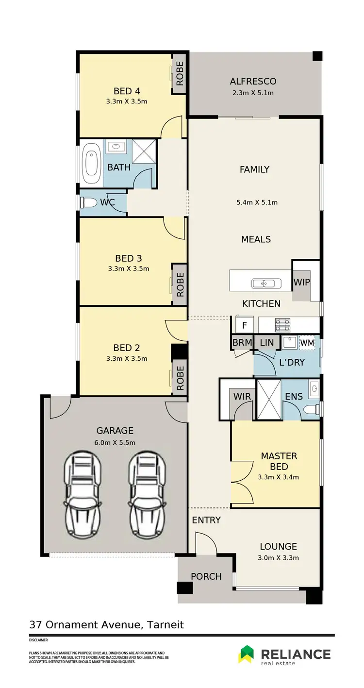 Floorplan of Homely house listing, 37 Ornament Avenue, Tarneit VIC 3029