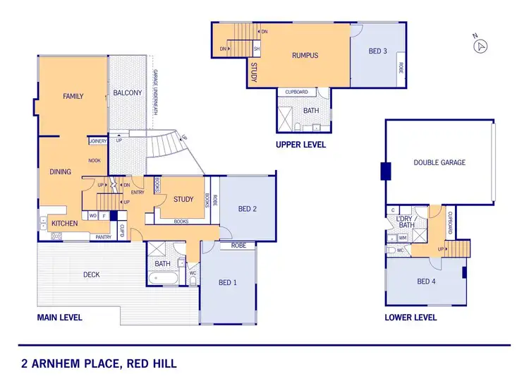Floorplan of Homely house listing, 2 Arnhem Place, Red Hill ACT 2603