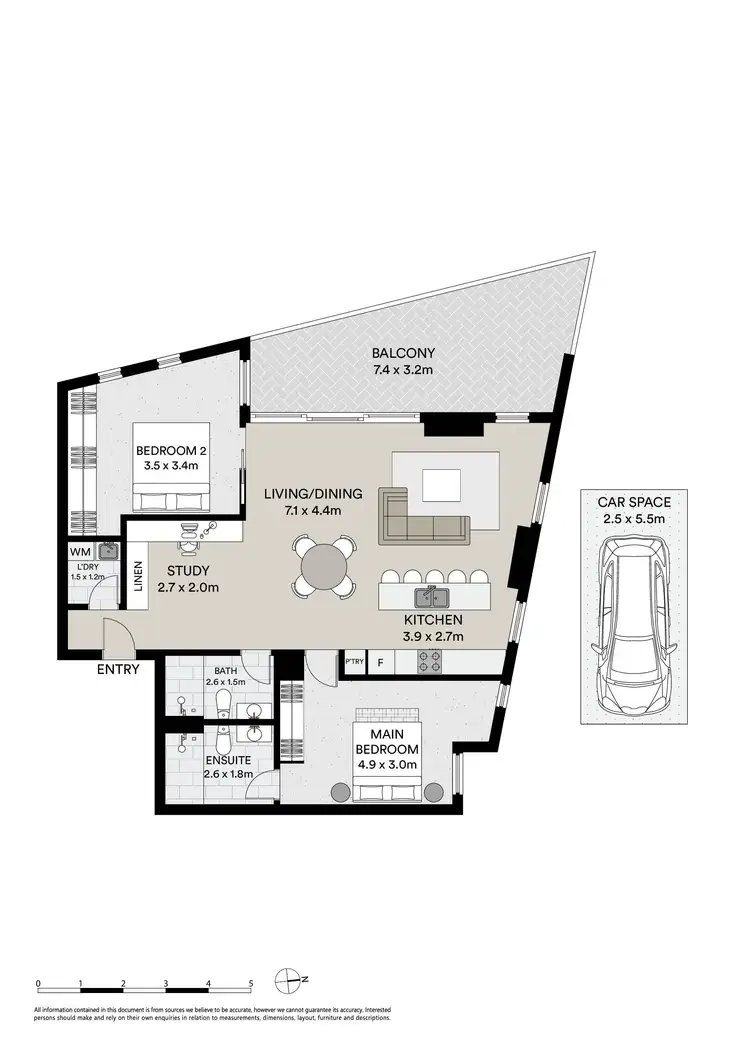 Floorplan of Homely apartment listing, 1207/6A Atkinson Street, Liverpool NSW 2170