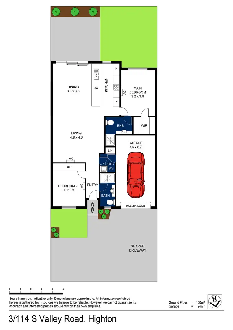 Floorplan of Homely unit listing, 3/114 South Valley Road, Highton VIC 3216
