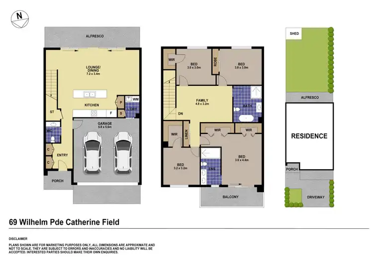 Floorplan of Homely house listing, 69 Wilhelm Parade, Catherine Field NSW 2557