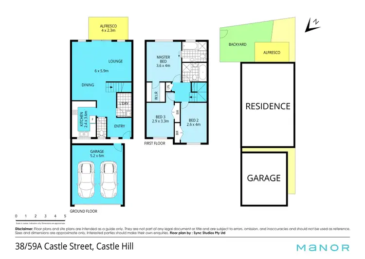 Floorplan of Homely townhouse listing, 38/59a Castle Street, Castle Hill NSW 2154