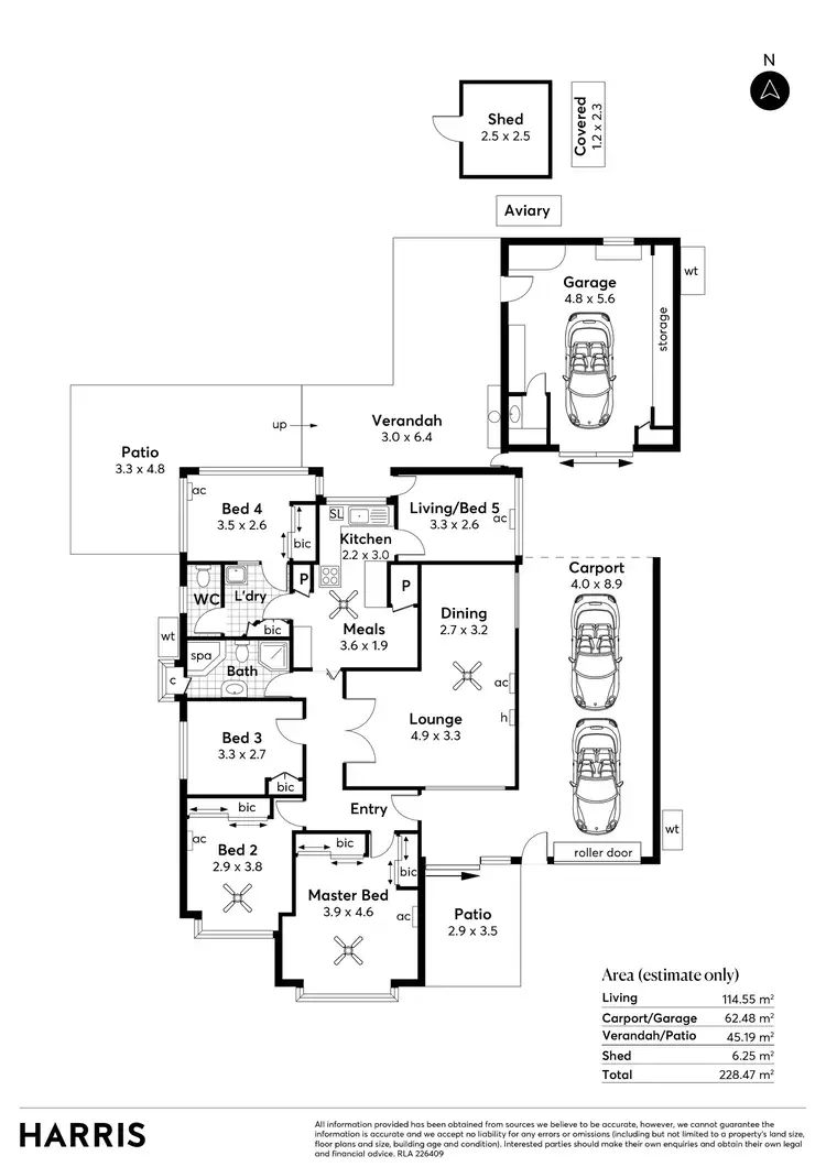 Floorplan of Homely house listing, 6 Helen Terrace, Valley View SA 5093