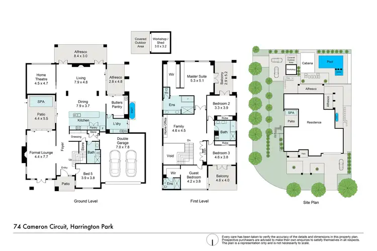 Floorplan of Homely house listing, 74 Cameron Circuit, Harrington Park NSW 2567