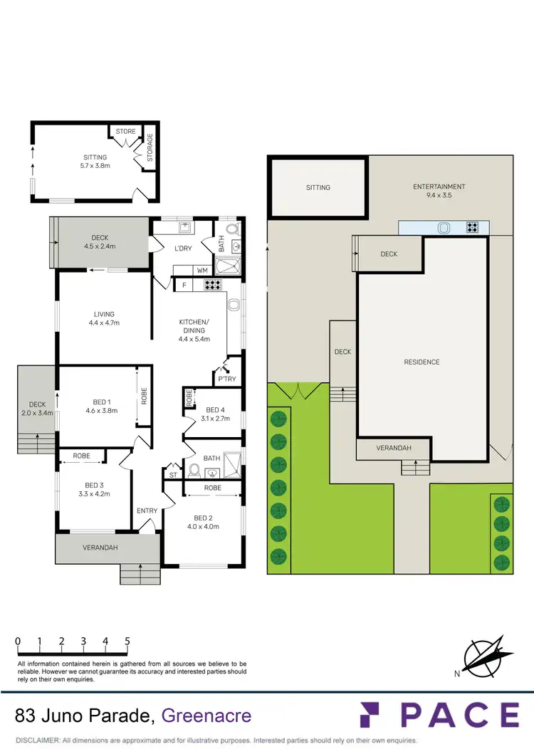 Floorplan of Homely house listing, 83 Juno Parade, Greenacre NSW 2190