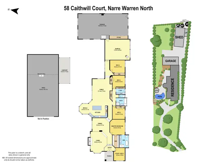 Floorplan of Homely house listing, 58-59 Caithwill Court, Narre Warren North VIC 3804