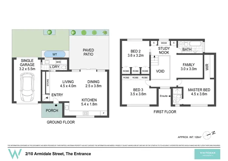 Floorplan of Homely townhouse listing, 2/10 Armidale Street, The Entrance NSW 2261