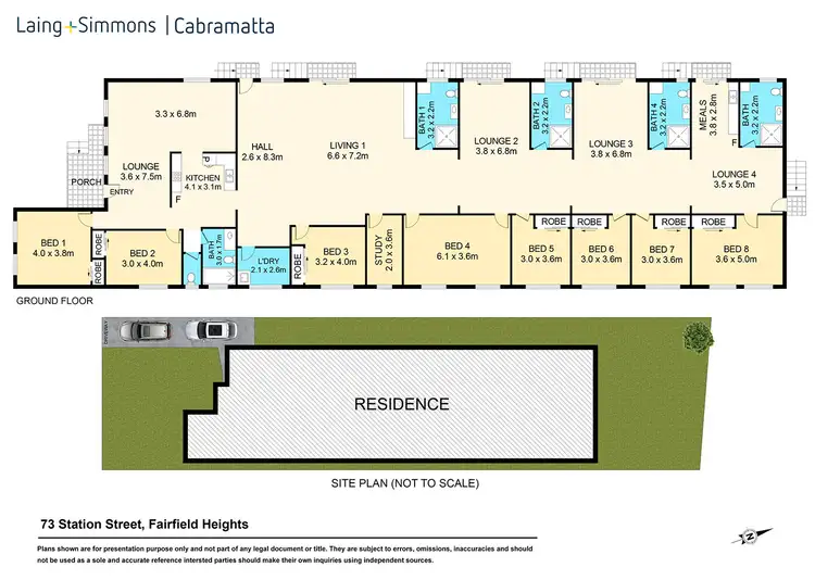 Floorplan of Homely house listing, 73 Station Street, Fairfield Heights NSW 2165