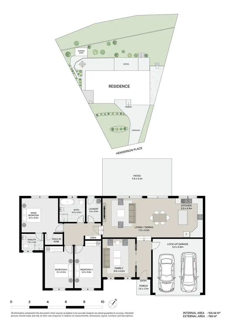 Floorplan of Homely house listing, 15 Henderson Place, Lithgow NSW 2790
