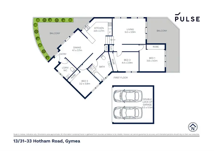 Floorplan of Homely apartment listing, 13/31-33 Hotham Road, Gymea NSW 2227