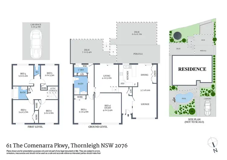 Floorplan of Homely house listing, 61 The Comenarra Parkway, Thornleigh NSW 2120