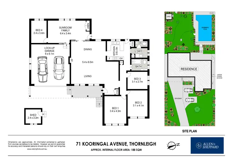 Floorplan of Homely house listing, 71 Kooringal Avenue, Thornleigh NSW 2120