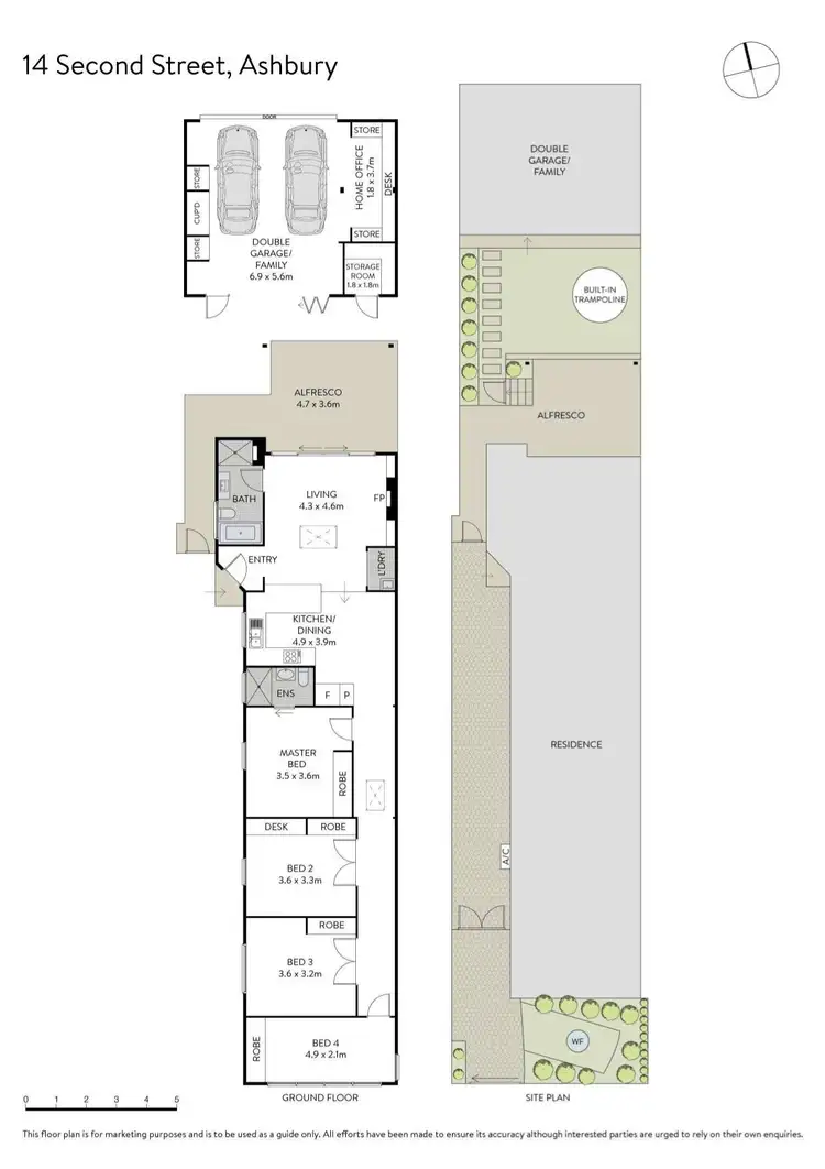 Floorplan of Homely house listing, 14 Second Street, Ashbury NSW 2193