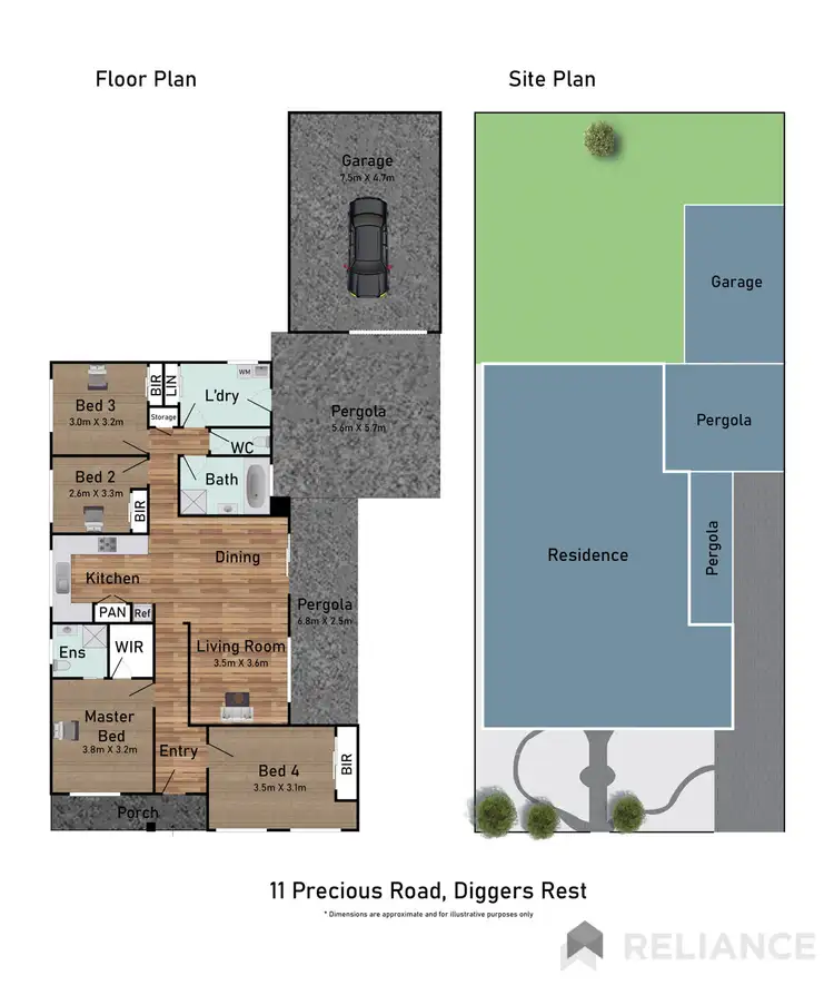 Floorplan of Homely house listing, 11 Precious Road, Diggers Rest VIC 3427