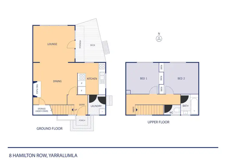 Floorplan of Homely house listing, 8 Hamilton Row, Yarralumla ACT 2600
