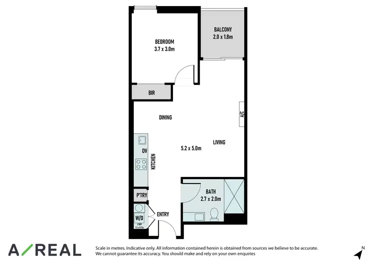 Floorplan of Homely apartment listing, 506/61 Galada Avenue, Parkville VIC 3052