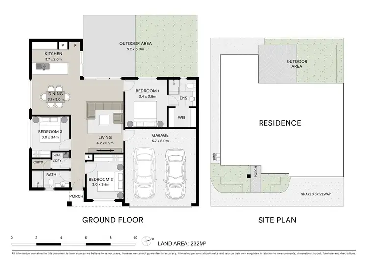 Floorplan of Homely townhouse listing, 2/42-46 Britannia Street, Geelong West VIC 3218