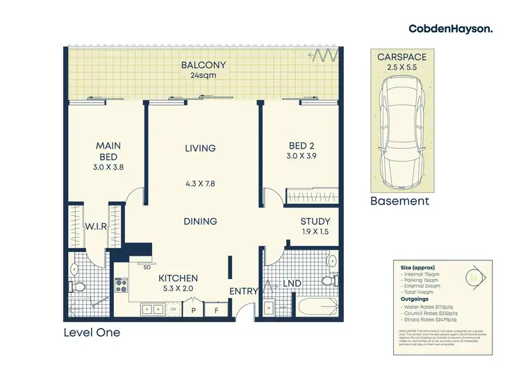 Floorplan of Homely unit listing, 117/4-12 Garfield Street, Five Dock NSW 2046