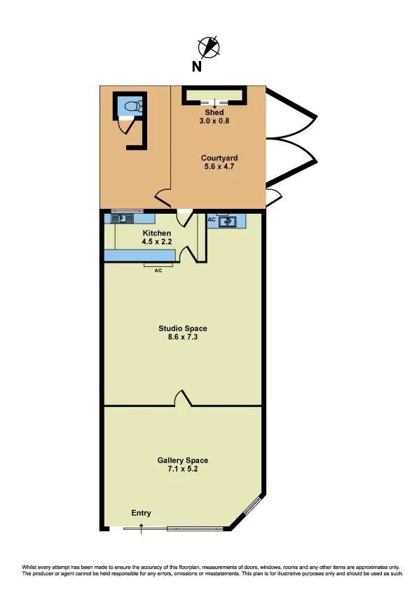 Floorplan of Homely house listing, 2 City Place, Sunshine VIC 3020