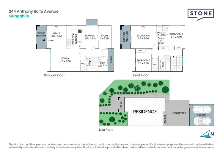 Floorplan of Homely house listing, 244 Anthony Rolfe Avenue, Gungahlin ACT 2912