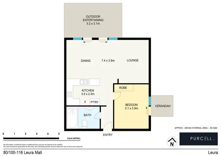 Floorplan of Homely unit listing, 80/100-116 Leura Mall, Leura NSW 2780
