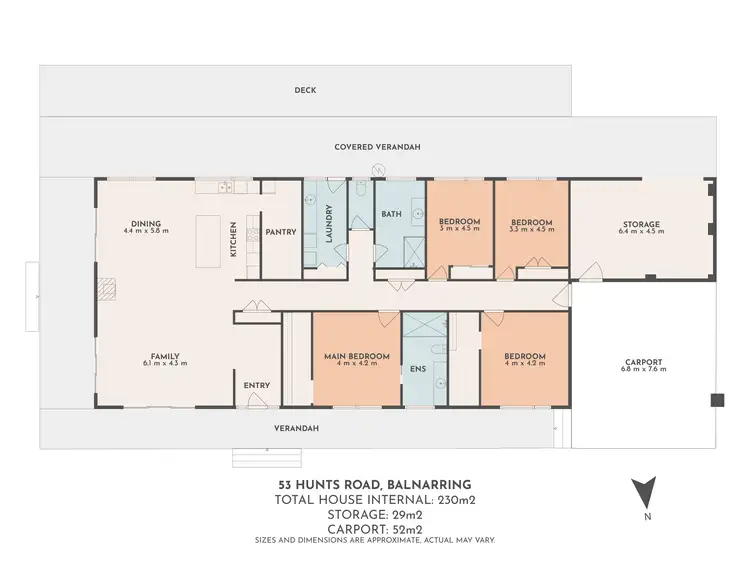 Floorplan of Homely rural property listing, 53 Hunts Road, Balnarring VIC 3926