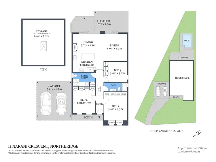 Floorplan of Homely house listing, 11 Narani Crescent, Northbridge NSW 2063
