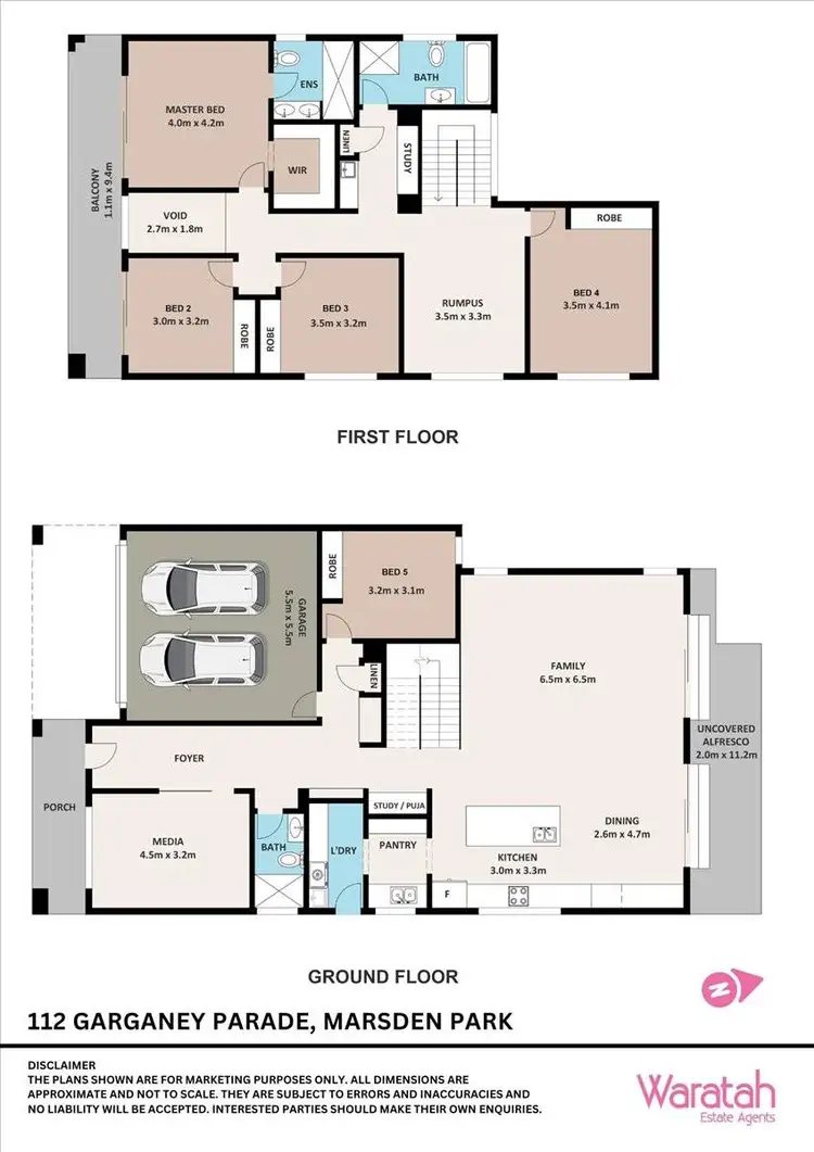 Floorplan of Homely house listing, 112 Garganey Parade, Marsden Park NSW 2765