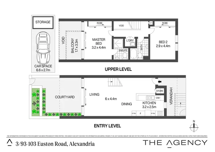 Floorplan of Homely apartment listing, 3/93-103 Euston Road, Alexandria NSW 2015