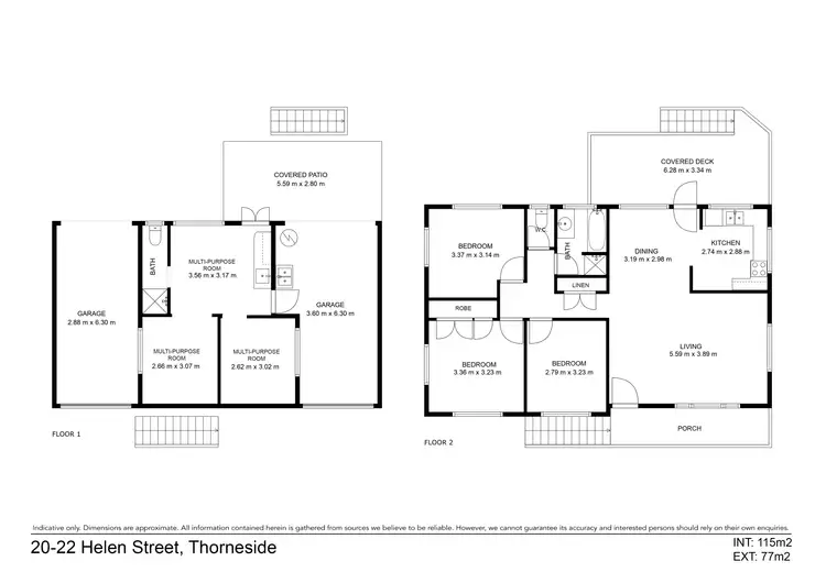 Floorplan of Homely house listing, 20-22 Helen Street, Thorneside QLD 4158