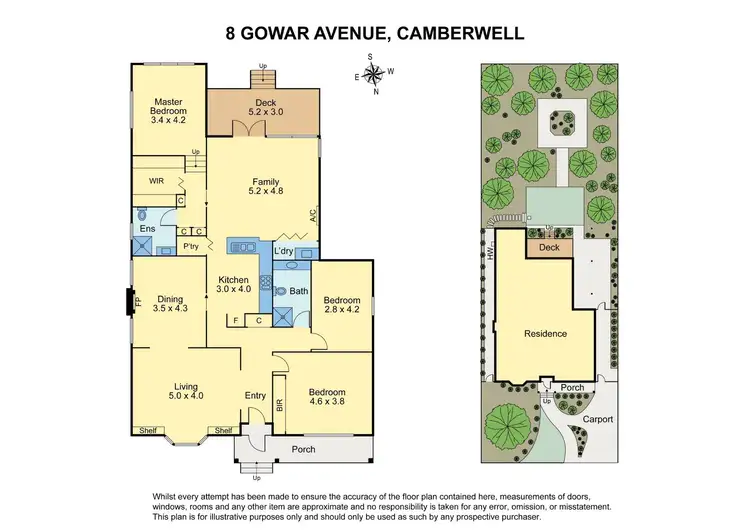 Floorplan of Homely house listing, 8 Gowar Avenue, Camberwell VIC 3124
