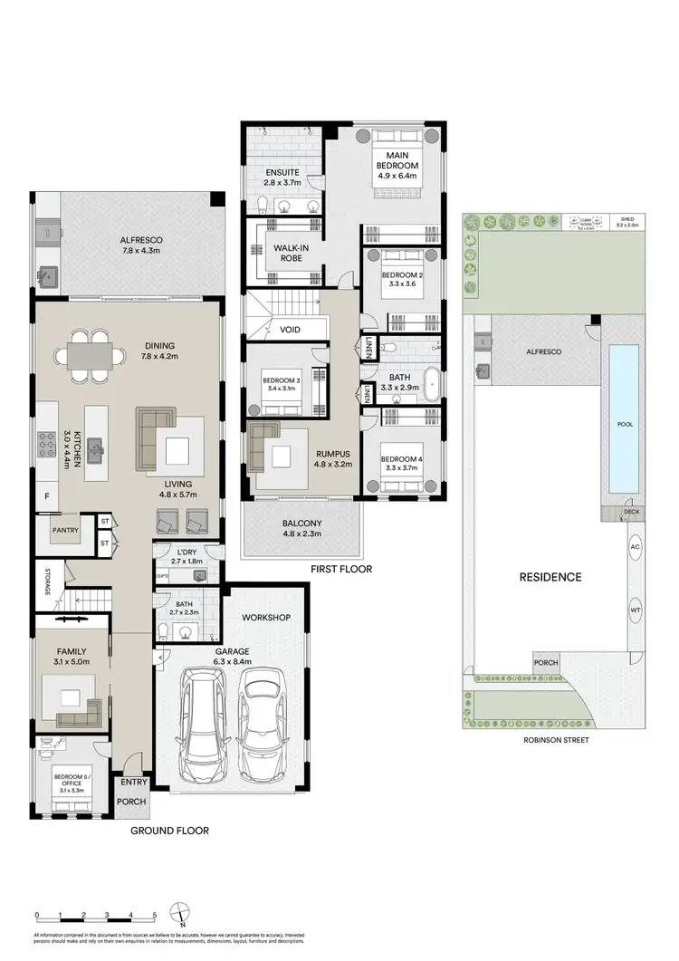 Floorplan of Homely house listing, 22 Robinson Street, Cronulla NSW 2230